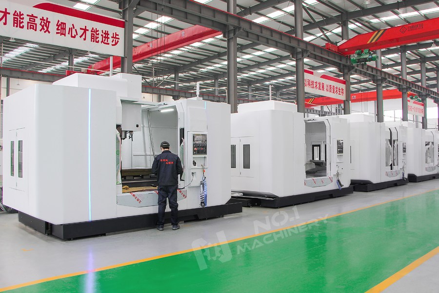 Zaozhuang No. 1 Cnc Machine Tool Co., Ltd. manufacturer production line