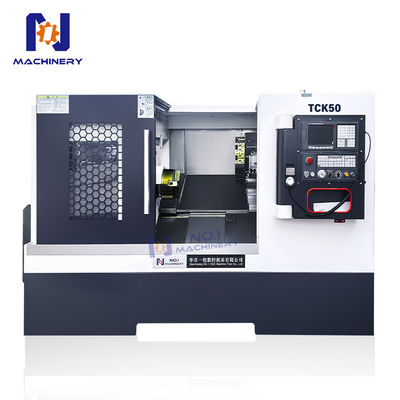 TCK50 Small CNC Lathe Machine Light Duty Slant Bed Turning And Milling Center For Metal